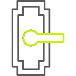 Door handle icon