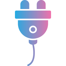 Plug cable icon