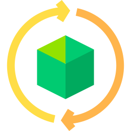 visualização 3d Ícone