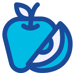Apple slice icon