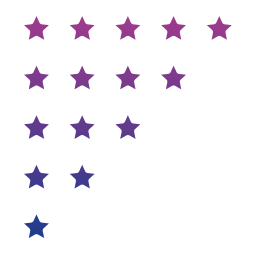 estrelas de avaliação Ícone