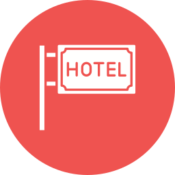 Знак отеля иконка