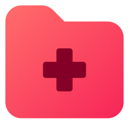Folder medical icon