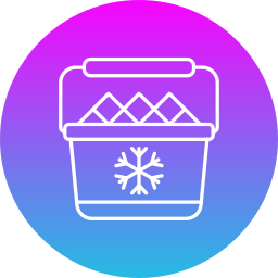 Ice bucket icon