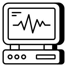 máquina de ecg Ícone