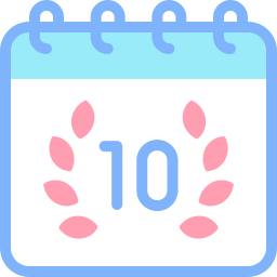 10th anniversary icon