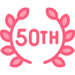 50. jahrestag icon