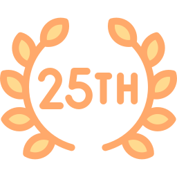 25. jahrestag icon