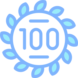 100-jarig jubileum icoon