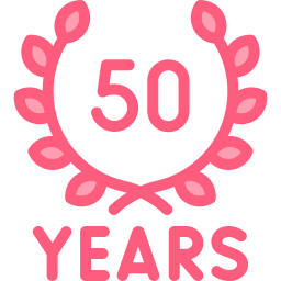50ste verjaardag icoon