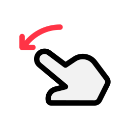 Slide left icon