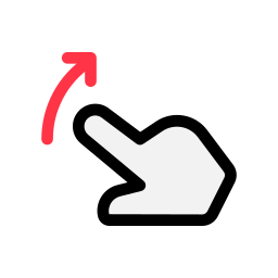 Slide right icon