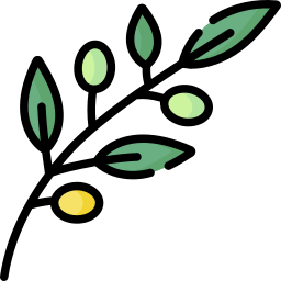 ramo d'olivo icona