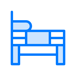 Spa bed icon