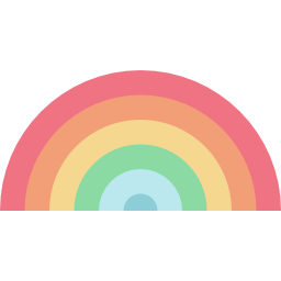 regenboog icoon