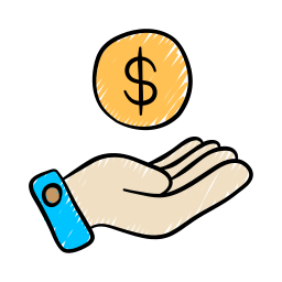 Money hand icon