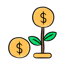 Money plant icon