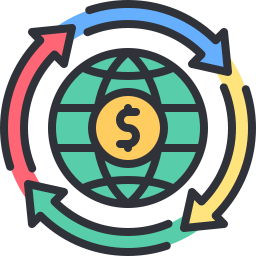 economía circular icono