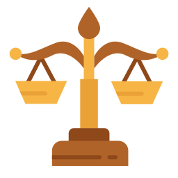 scala della legge icona