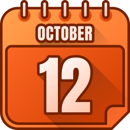 12 oktober icoon