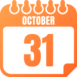 31 de octubre icono