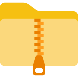zipフォルダ icon