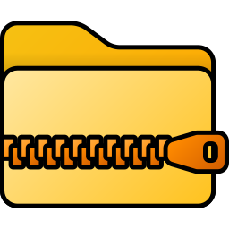 cartella zip icona