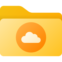 Cloud folder icon