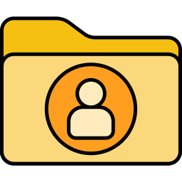 carpeta de usuario icono