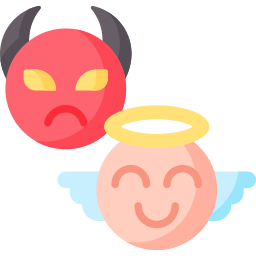angelo diavolo icona