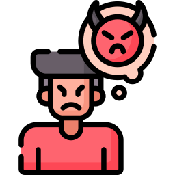 Evil thoughts icon