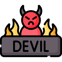 diabeł ikona
