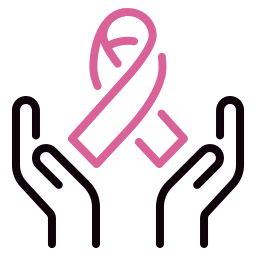 bewustwording van borstkanker icoon