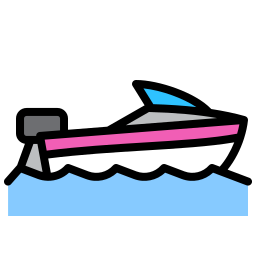bateau rapide Icône