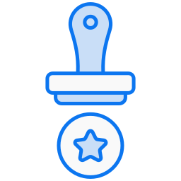 Rubber stamp icon