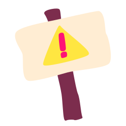 Alert sign icon