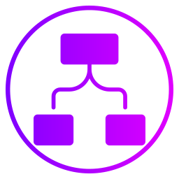 Decision tree icon