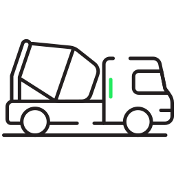 Cement truck icon