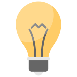 Incandescent light icon