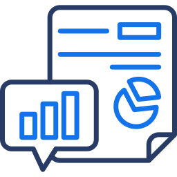 rapport de données Icône