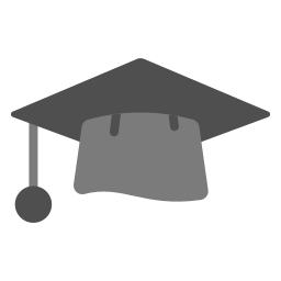 mortarboard icona