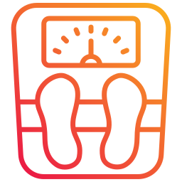 Weight scale icon