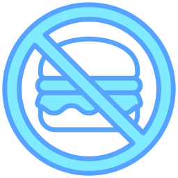 No fast food icon