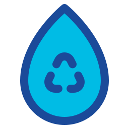 hergebruik water icoon
