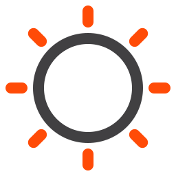 Sun icon