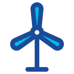 turbina eólica icono