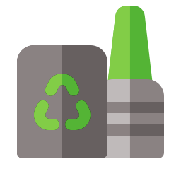 Eco factory icon