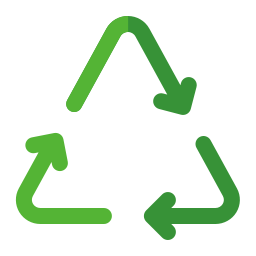 símbolo de reciclaje icono