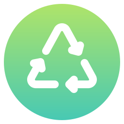 símbolo de reciclaje icono