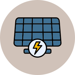 Solar panel icon